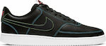 Nike Court Vision Low Ανδρικά Sneakers Μαύρα