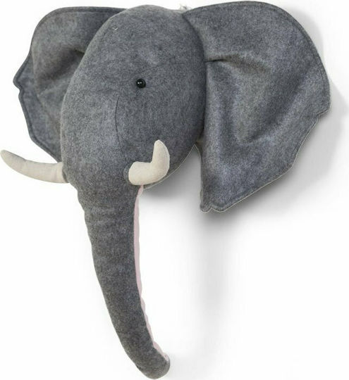 Childhome Kinderwanddekoration Tierkopf Tiere 53x15x48cm
