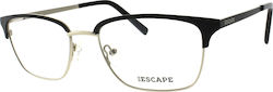Escape Eyewear Γυναικείος Μεταλλικός Σκελετός Μαύρος Escape Eyewear Γυναικείος Μεταλλικός Σκελετός Μαύρος