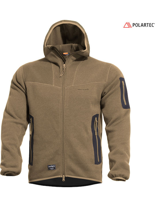 Pentagon Falcon Κυνηγετική Ζακέτα Fleece Μπεζ