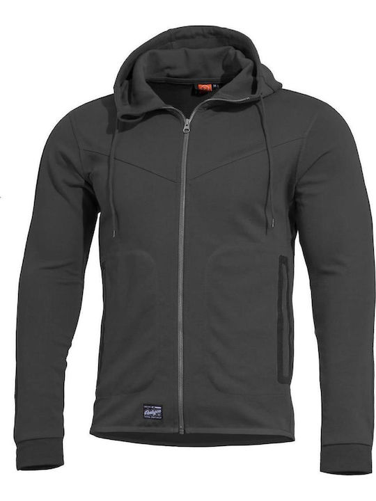 Pentagon Pentathlon Αντιανεμική Κυνηγετική Ζακέτα Fleece Μαύρο