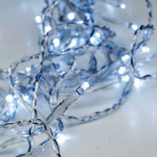 144 Lights LED 3m. x 60cm Cold White type Rain 1pcs