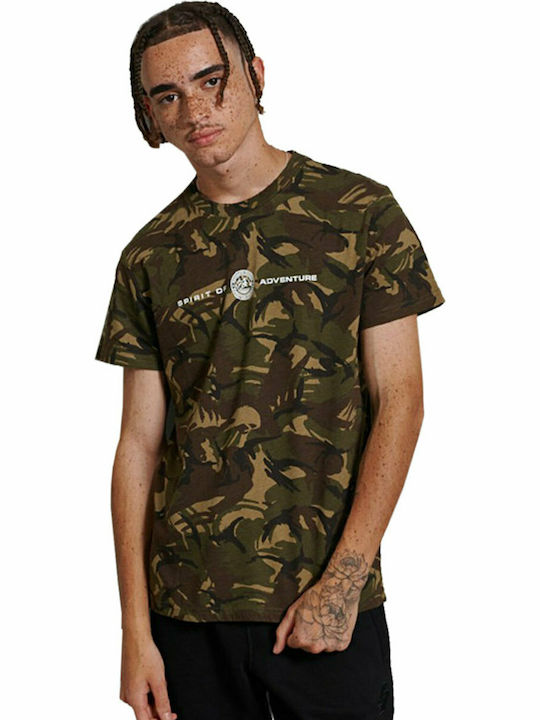 Superdry Everest Herren T-Shirt Kurzarm Khaki