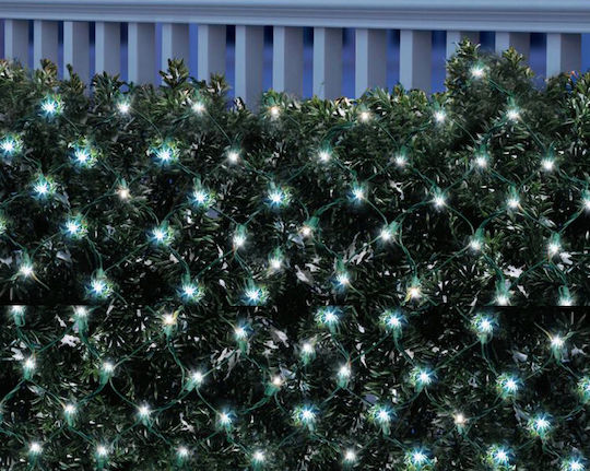240 Lights LED 2m. x 150cm Natural White type Net 1pcs