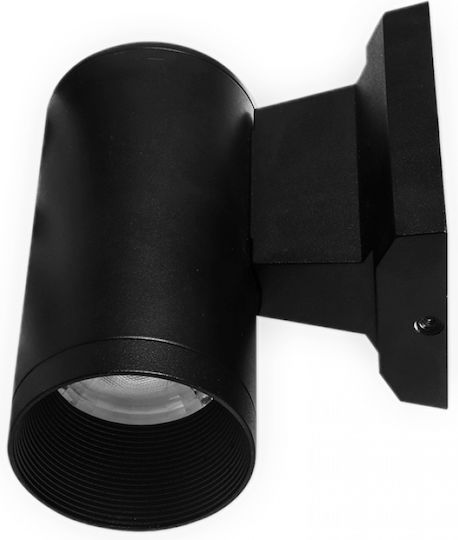 Elvhx Single LED Cool White Spot in Black Color