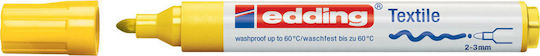 Edding Textile Marker 4500 Marker Gelb Permanent Für Stoff Runde Nase