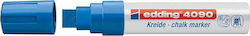 Edding Chalk Marker 4090 Marker Blau Tafel Flüs...
