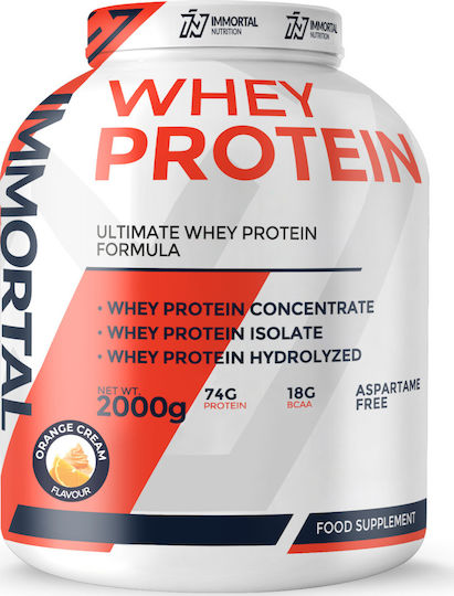 Immortal Nutrition Whey Protein Πρωτεΐνη Ορού Γάλακτος με Γεύση Orange Cream 2kg