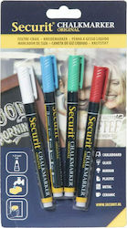 Securit Chalk Marker Set de markere Vopsea spec...