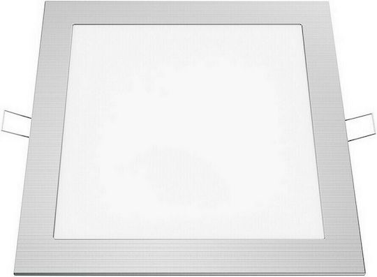 Aca Квадрат Вграден LED Панел 18W с Неутрално бяло Светлина 4000К 22.5x22.5см.