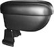 Cik Car Leather Armrest for Skoda Octavia Black