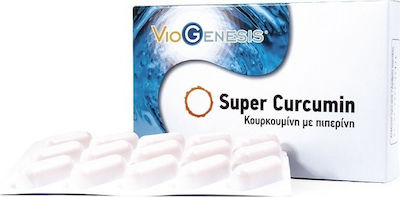 Viogenesis Super Curcumin Κουρκουμίνη με Πιπερίνη 30 κάψουλες