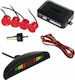 Car Parking System with Screen and 4 Sensors in Red Colour 5200-Red