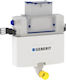 Geberit Omega Built-in Plastic Low Pressure Rectangular Toilet Flush Tank