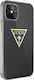 Guess Faceplate Plastic Back Cover Black (iPhone 12 mini)