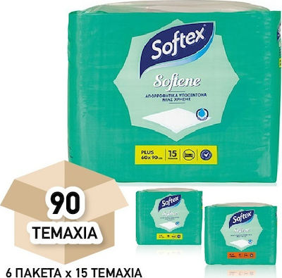 Softex Softene Plus Incontinence Underpads 60x90cm 6x15pcs