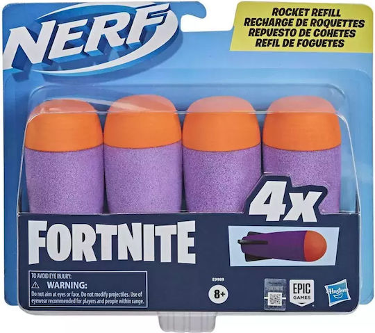 Nerf Σφαίρες 4 Rocket Refill Fortnite για 8+ Ετών