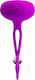 Pretty Love Bancroft Silicone Vibrating Nipple Clamps Σφιγκτήρες Θηλών σε Μωβ Χρώμα 3τμχ