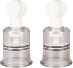 Easytoys Nipple & Clit Suckers Medium Clear 2pcs