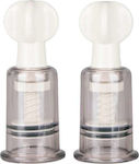 Easytoys Nipple & Clit Suckers Small Clear 2pcs