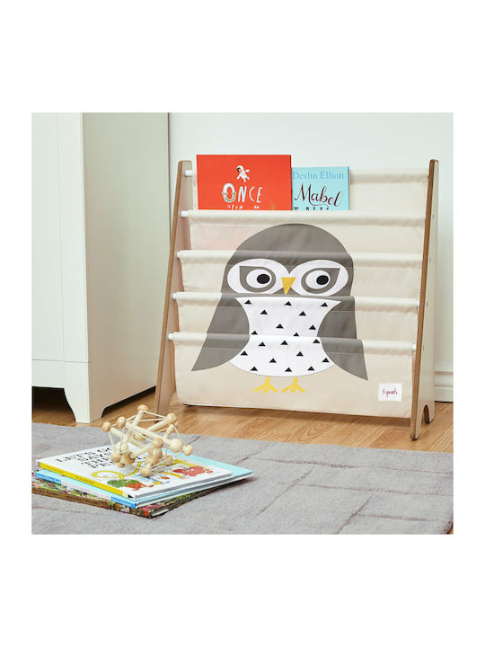 Owl Bibliotecă pardoseală Lemn Owl 25.4x25.4x61cm