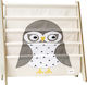 3 Sprouts Caz organizatoric Owl din Lemn 1buc