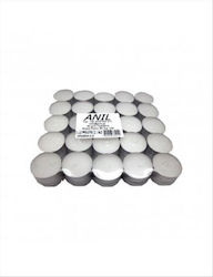 Tealights White (up to 3.5hrs Duration) 50pcs