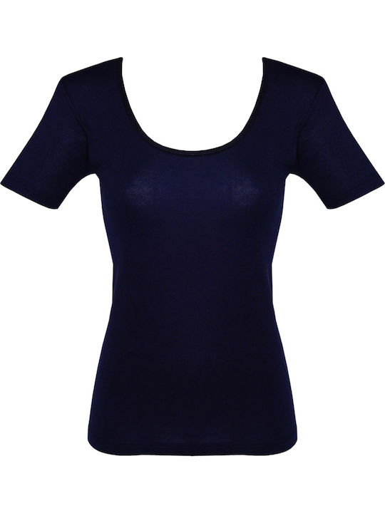 Helios Women's Short Sleeve T-Shirt Navy Blue