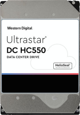 Western Digital Ultrastar DC HC550 16TB HDD Festplatte 3.5" SATA III 7200Umdrehungen pro Minute mit 512MB Cache für NAS / Server