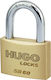 Hugo Locks SB35 Μπρούτζινο Λουκέτο Πέταλο με Κλειδί 35mm