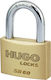 Hugo Locks Μπρούτζινο Λουκέτο Πέταλο με Κλειδί 60mm