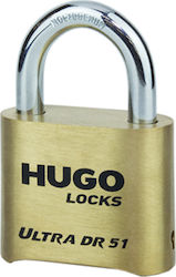 Hugo Locks Ultra DR51 Bronz Lăcăt Potcoavă Combinație 51mm 1buc