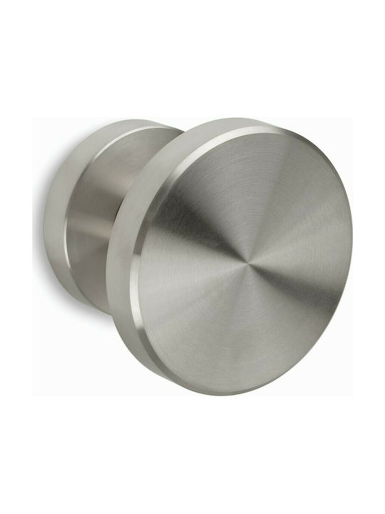 Convex Knob Front Door 697 Nickel / Inox