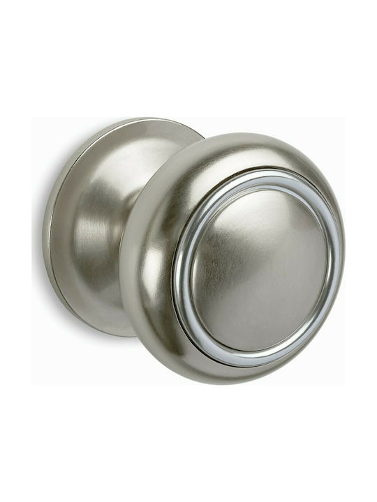 Convex Knob Front Door 707 Nickel