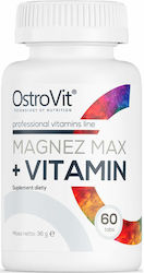 OstroVit Magnez MAX + Vitamin 60 ταμπλέτες OstroVit Magnez MAX + Vitamin 60 ταμπλέτες