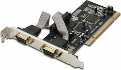 Digitus Card de control PCI cu 2 porturi RS232 DB9 Serial