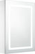 vidaXL Ορθογώνιος Καθρέπτης Μπάνιου Led από MDF με Ντουλάπι 50x70cm Λευκός
