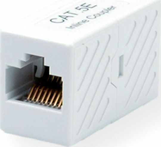 Roline Cat.5e Modular Coupler, UTP White