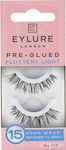 Eylure Pre-Glued False Eyelashes Fluttery Light 117