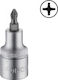 Force Socket 1/2" Phillips Walnut with Philips Head and Socket 1/2'' PH4x55mm