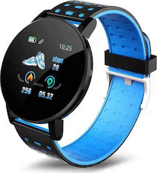 119 Plus 43mm Smartwatch με Παλμογράφο (Μπλε)