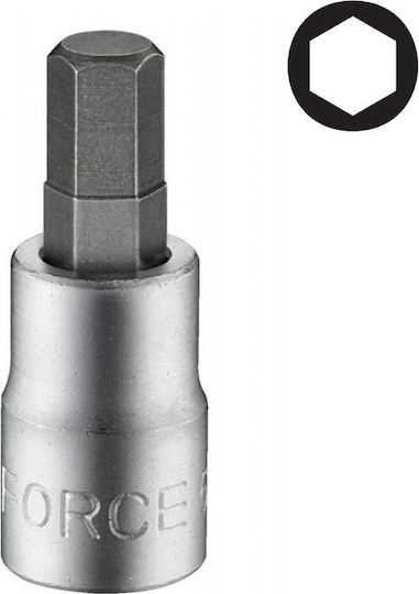 Force Cheie tubulară cu Vârf Torx și Patrat de Prindere 1/4'' Dimensiune T10x32mm 1buc