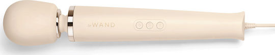 Le Wand Powerful Plug-In Vibrating Massager Vibrator Massage 19.5cm Cream