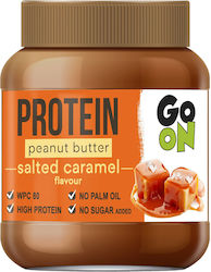 Go On Nutrition Erdnussbutter Cremig Protein Peanut Butter Salted Caramelmit Extra Protein 350gr