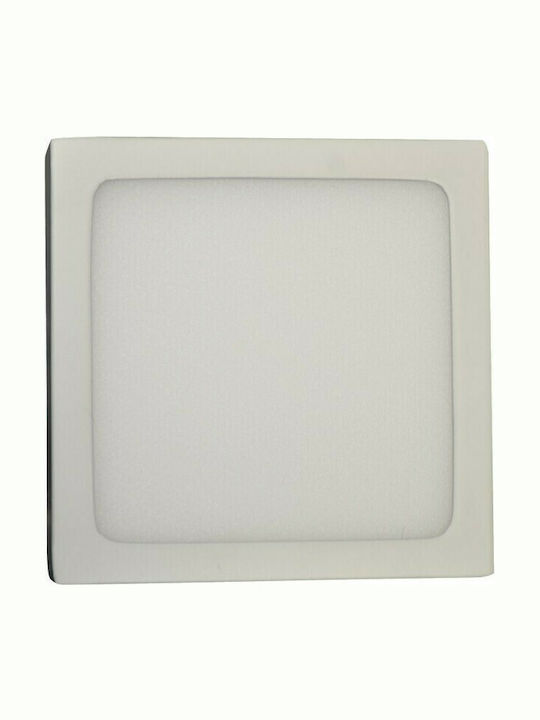 V-TAC Pătrat În aer liber Panou LED Putere 6W cu Alb Rece Lumini 18x18cm.