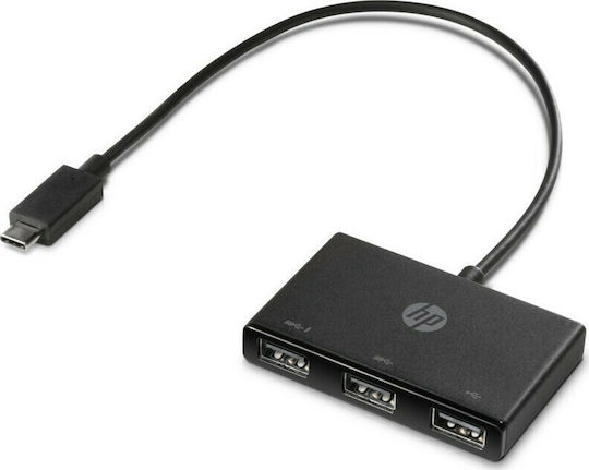 HP Hub 3 Θυρών USB 3.0 με σύνδεση USB-C
