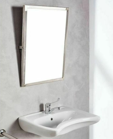 Tema 82001 Ορθογώνιος από Ανοξείδωτο Ατσάλι 50x70cm