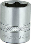 Benman Socket Hex with Square Drive 1/4" Diameter 7mm