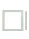 VK Lighting Square Recessed LED Panel 24W with Natural White Light 4000K 23.5x23.5cm