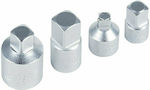 Tactix Adapter with Input 1/2'' / 1/4'' / 3/8'' and Output 1/2'' / 1/4'' / 3/8'' 4pcs 365179